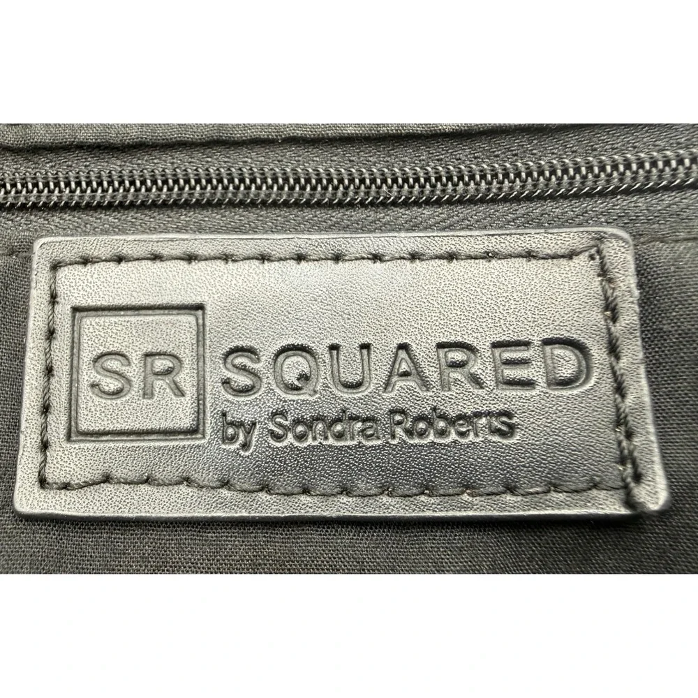 SR Squared Sondra Roberts Gold Metallic Distressed Hobo Bag Shoulder Chain Strap